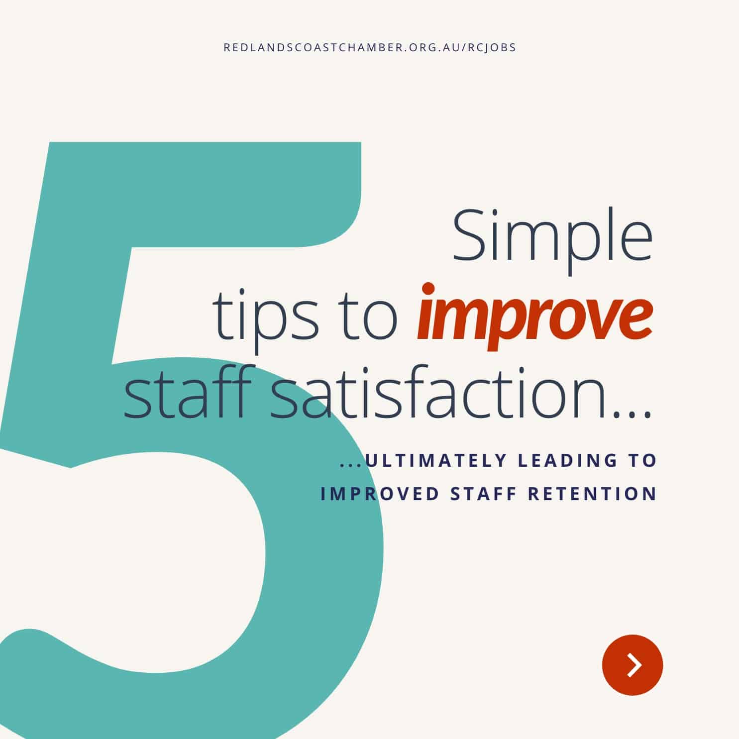 5 Simple tips to improve staff satisfaction