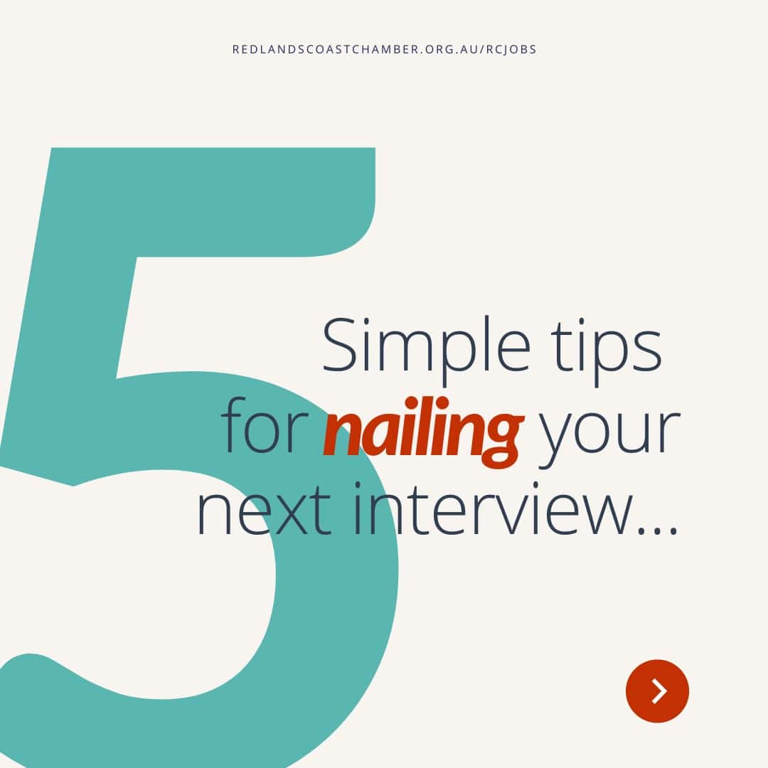 5 simple tips for nailing your next interview